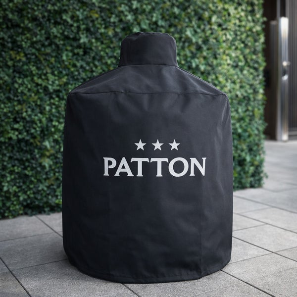 Schutzhülle für Gartenmöbel mit Patton Logo