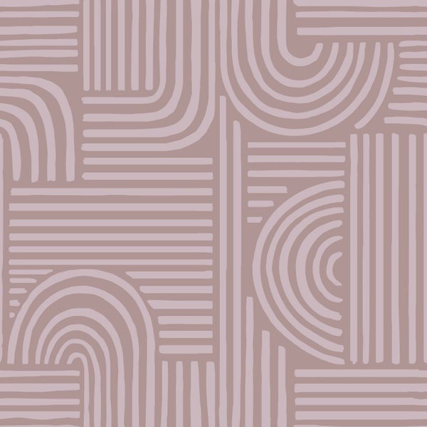 ESTAhome Tapete 3D-Muster hell mauve-violett - 50 x 900 cm - 131488