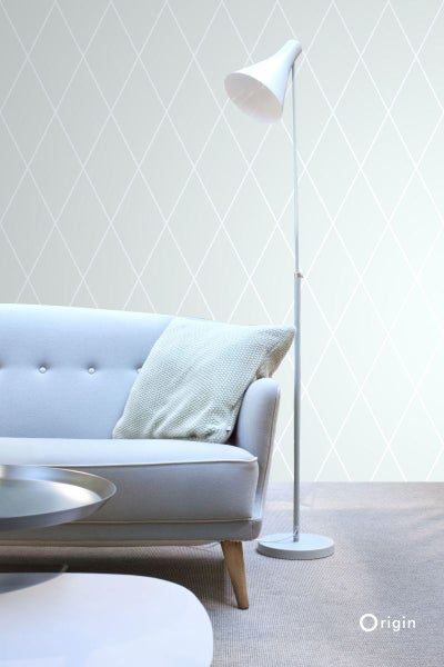 Origin Wallcoverings Tapete Karomuster Eisblau - 53 cm x 10.05 m - 345720