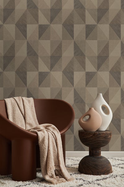 Origin Wallcoverings Tapete 3D-Muster Braun - 50 x 900 cm - 347894