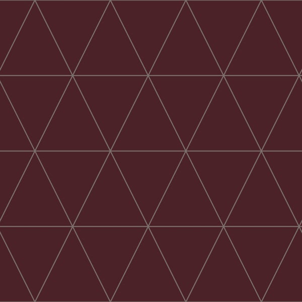 Origin Wallcoverings Tapete grafische Dreiecke Rot - 53 cm x 10.05 m - 347718
