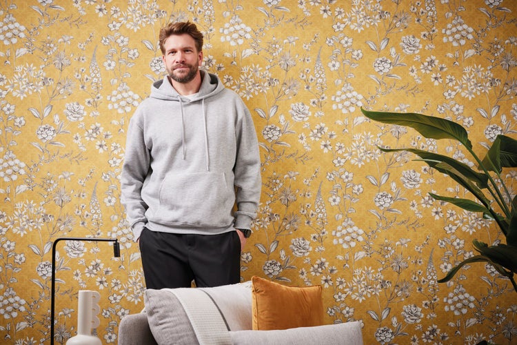 Tapete mit Blumenmuster