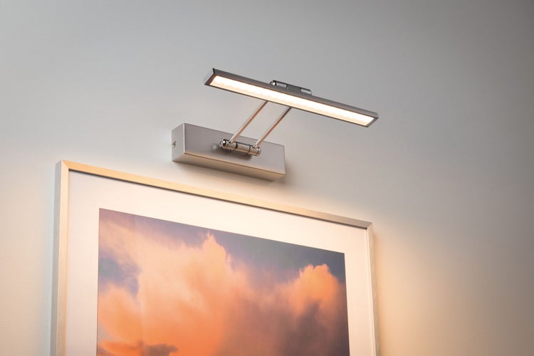 Galeria LED Bilderleuchte Beam 2700K 450lm 230V 5W Nickel gebürstet, Chrom