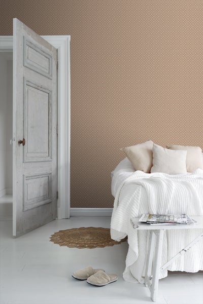 Borastapeter Tapete Fliesenmuster Terrakotta - 53 cm x 10.05 m - 660575