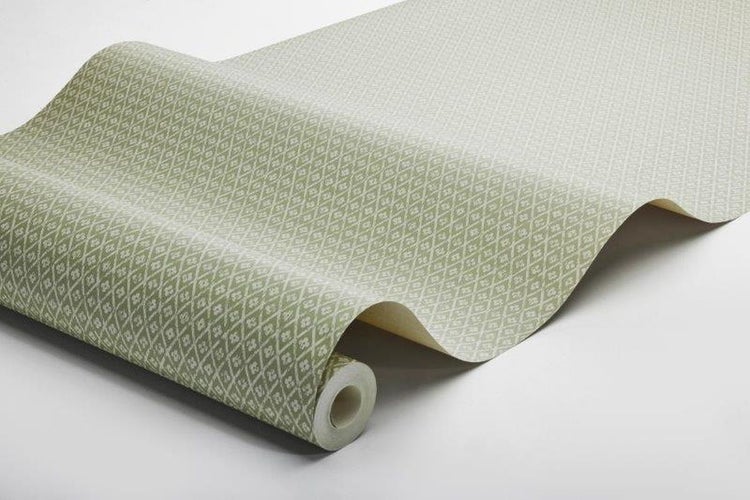 Borastapeter Tapete Karomuster Grün - 53 cm x 10.05 m - 661058