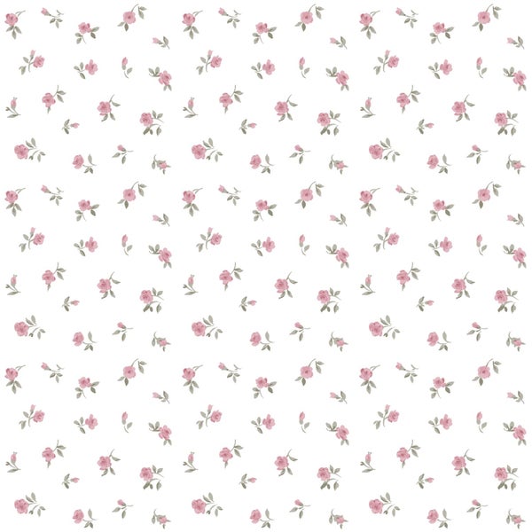 Sanders und Sanders Tapete Blumen Rosa - 50 x 900 cm - 935396