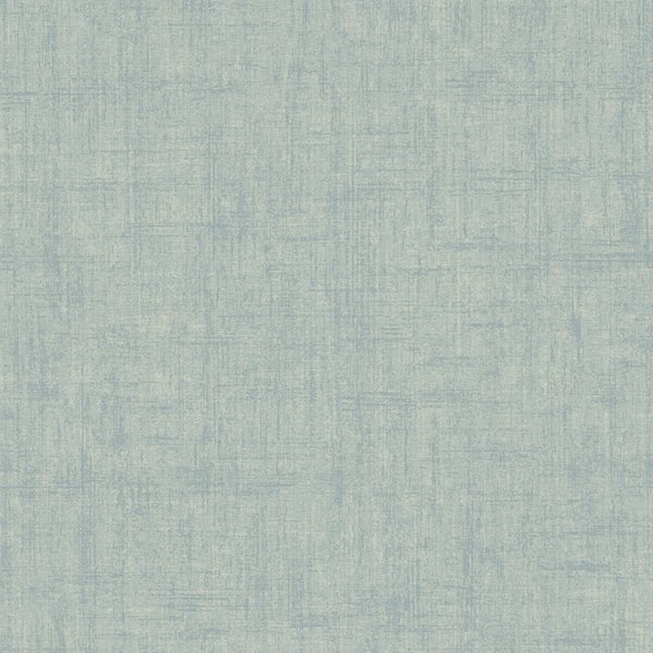 Blaue Textiltapete mit feiner Struktur