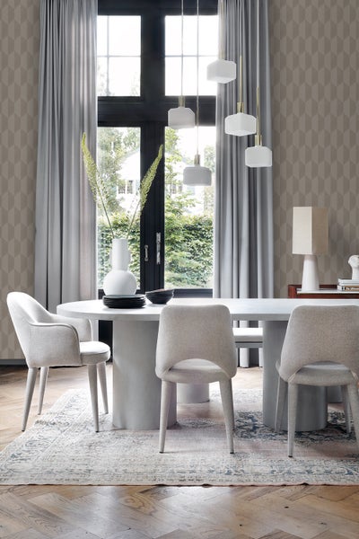 Origin Wallcoverings Tapete 3D Muster Taupe - 50 x 900 cm - 348039