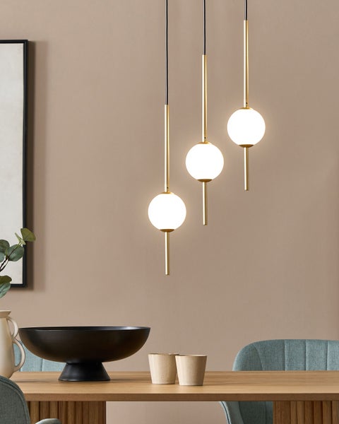 LED Hängeleuchte SHANNON Metall Gold