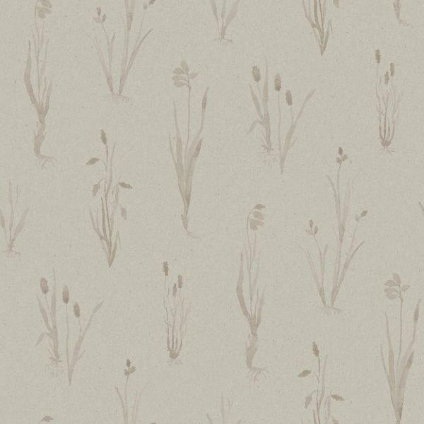 Schlafzimmer mit Bett, Nachttisch und Pflanzen