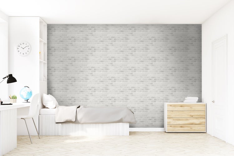 Walls4You Tapete Stein-Optik Hellgrau - 0,53 x 10,05 m - 935325