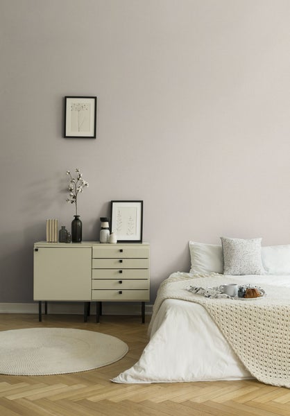 A.S. Création Tapete Uni Creme-Beige, Weiß und Grau - 53 cm x 10.05 m - AS-389256