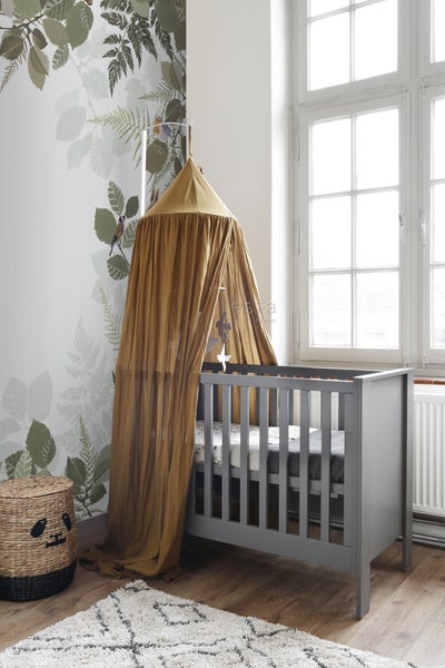 ESTAhome Fototapete Waldtiere Grün und Braun - 3 x 2,79 m - 159100