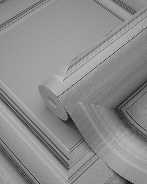 Origin Wallcoverings Tapete Holzwandverkleidung Grau - 53 cm x 10.05 m - 347814