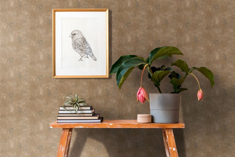 Nahaufnahme einer strukturierten Tapete