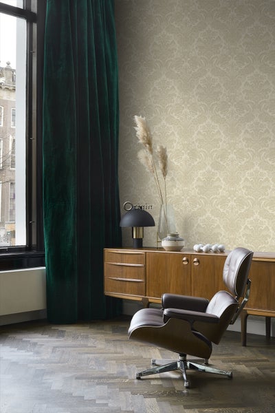 Origin Wallcoverings Tapete Ornamente Beige - 53 cm x 10.05 m - 347042
