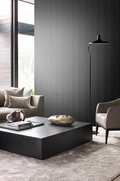 Origin Wallcoverings Tapete Streifenmuster Schwarz - 53 cm x 10.05 m - 347240