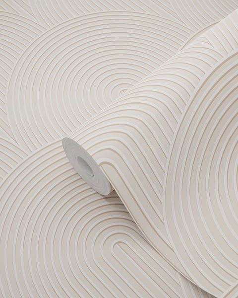 ESTAhome Tapete 3D Muster Beige - 50 x 900 cm - 131100