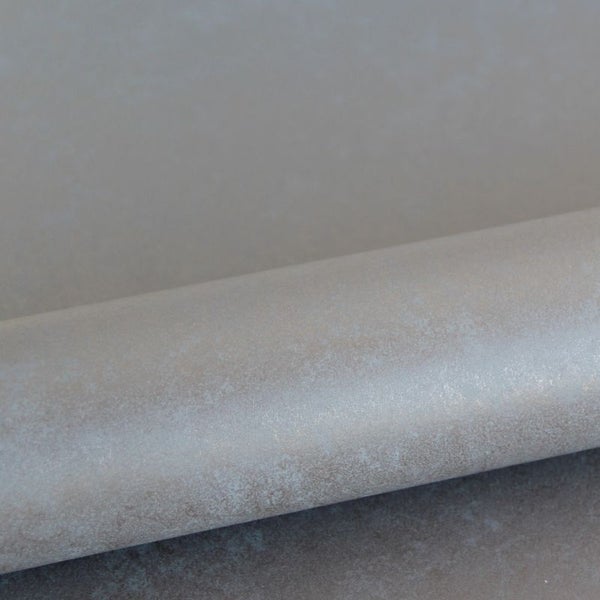 Origin Wallcoverings Tapete Uni Taupe und Bronze - 53 cm x 10.05 m - 346205