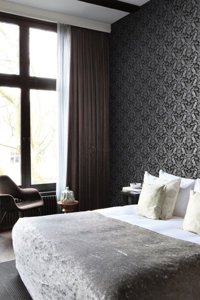 Origin Wallcoverings Tapete Ornamente Schwarz - 53 cm x 10.05 m - 346218