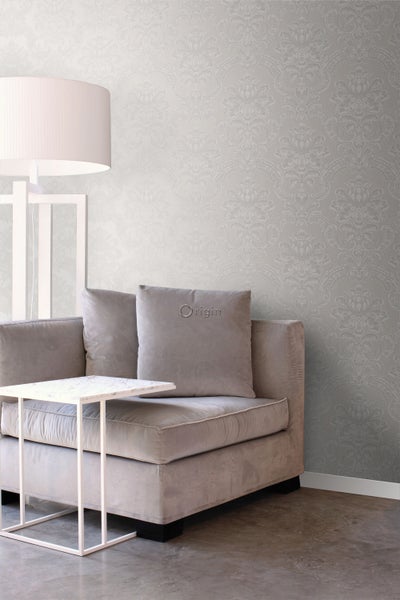 Origin Wallcoverings Tapete Ornamente Grau - 53 cm x 10.05 m - 346524