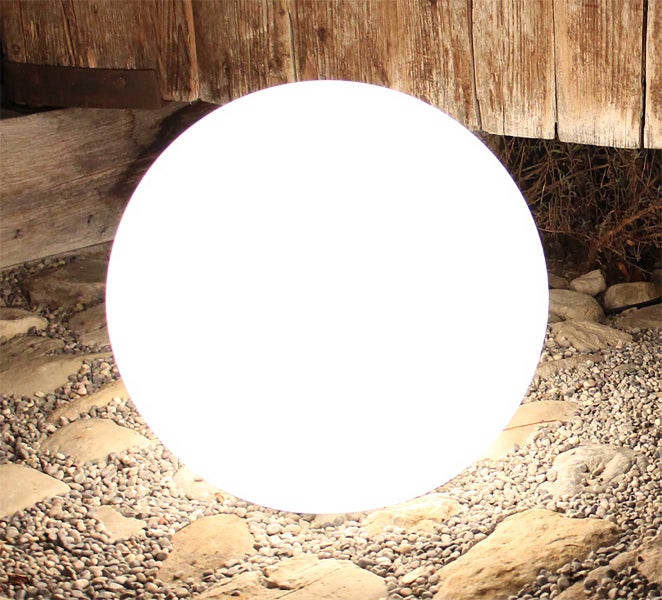 Kugelleuchte Gartenkugel GlowOrb white 45cm Ø E27 10477
