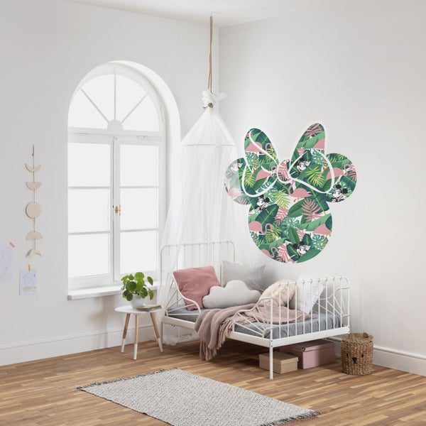 Disney Wandtattoo Minnie Mouse Grün und Rosa - 127 x 127 cm - 612713