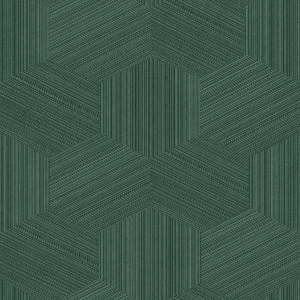 Origin Wallcoverings Tapete 3D-Muster Dunkelgrün - 50 x 900 cm - 347945
