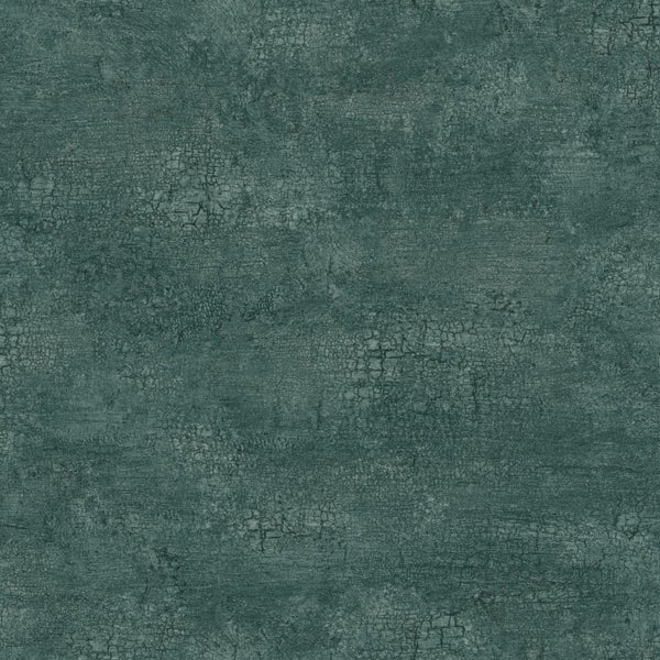 Origin Wallcoverings Tapete Naturstein mit Craquelé-Effekt Smaragdgrün - 53 cm x 10.05 m - 347561