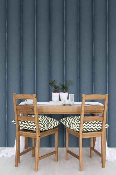 Sanders und Sanders Tapete Streifen Graublau - 53 cm x 10 m - 640030