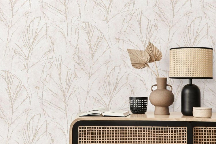 Erismann Tapete Uni Sandbeige - 53 cm x 10.05 m - 661508