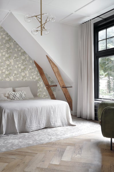 Origin Wallcoverings Tapete Magnolie Grün - 53 cm x 10.05 m - 347046