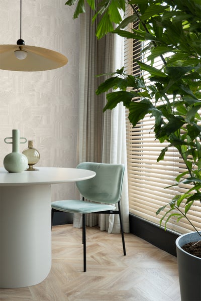 Origin Wallcoverings Tapete 3D-Muster Grau - 53 cm x 10.05 m - 348014