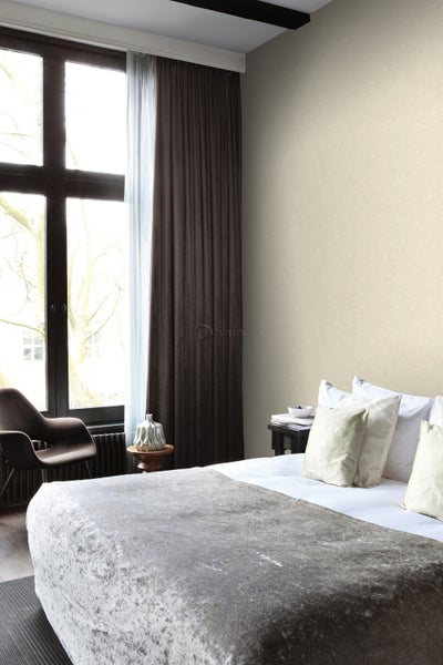 Origin Wallcoverings Tapete Uni Crême-Beige - 53 cm x 10.05 m - 346203