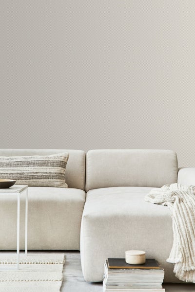 Borastapeter Tapete Blumenmuster Beige - 53 cm x 10.05 m - 662686