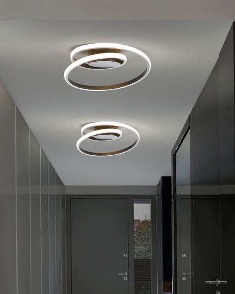 LED Deckenlampe NARYN Metall Schwarz