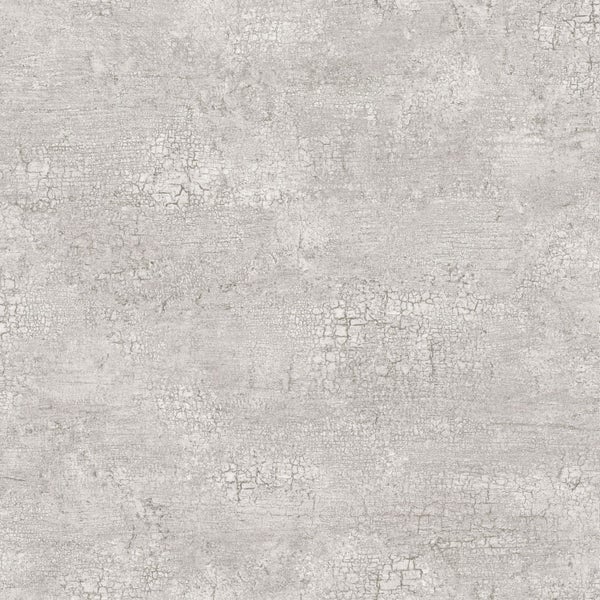 Origin Wallcoverings Tapete Naturstein mit Craquelé-Effekt Hellgrau - 53 cm x 10.05 m - 347565