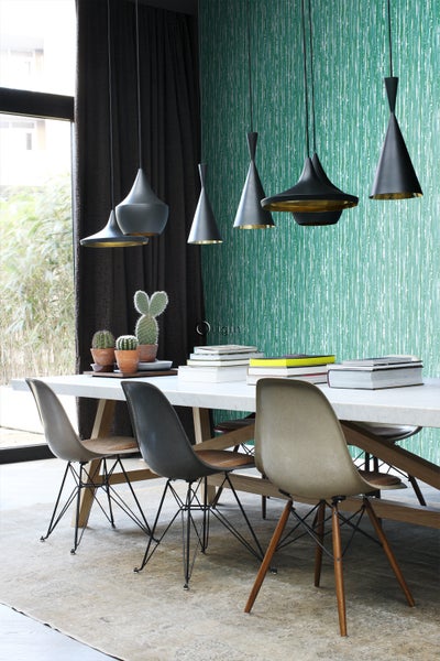 Origin Wallcoverings Tapete Streifen Grün - 53 cm x 10.05 m - 347222