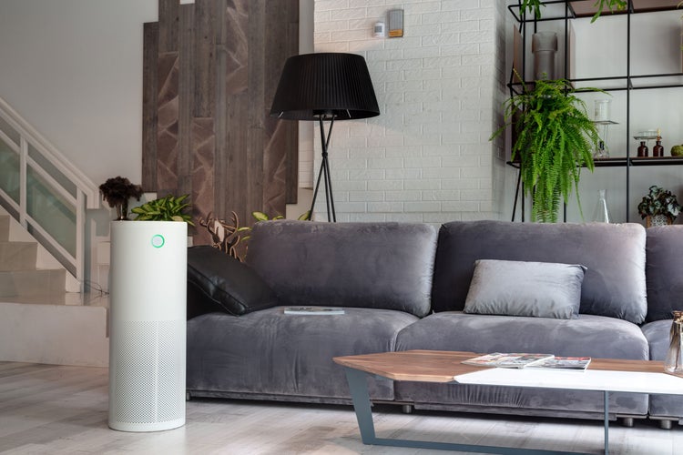 AirExchange® 600-T Luftreiniger für große Räume (HEPA 14 Filter, bis 100m²,85W) WEIß