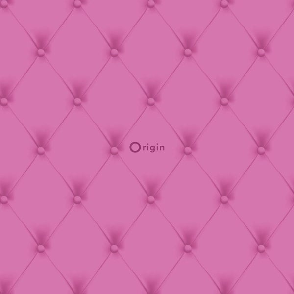 Origin Wallcoverings Tapete kapitoniertes Mustes Rosa - 53 cm x 10.05 m - 326345
