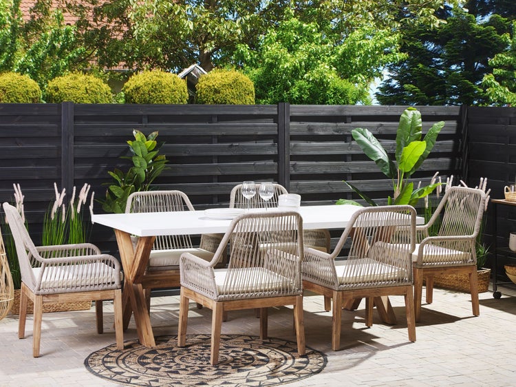 Gartenmöbel-Set mit Tisch und Stühlen für den Außenbereich