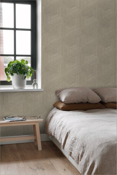 Origin Wallcoverings Tapete 3D-Muster Beige - 50 x 900 cm - 347942