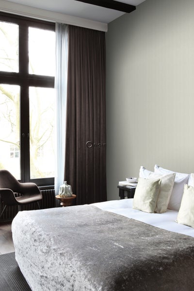 Origin Wallcoverings Tapete Fischgrätmuster Seladongrün - 53 cm x 10.05 m - 347657