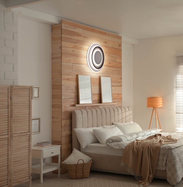 Technische Zeichnung einer Deckenleuchte mit einem Durchmesser von 450 mm und einer Höhe von 60 mm.