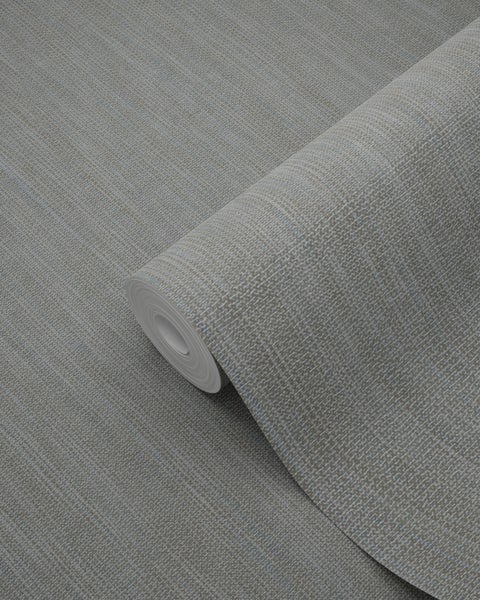 Origin Wallcoverings Tapete 3D Grasmuster Leinen-Optik Taupe - 53 cm x 10.05 m - 347314