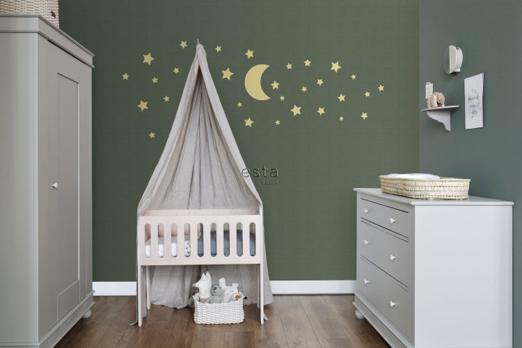ESTAhome Wandtattoo Sternenhimmel Gelb - 47.5 x 66 cm - 156111