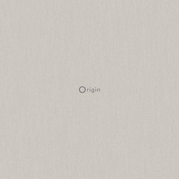 Origin Wallcoverings Tapete Leinen-Optik Helltaupe - 53 cm x 10.05 m - 347005