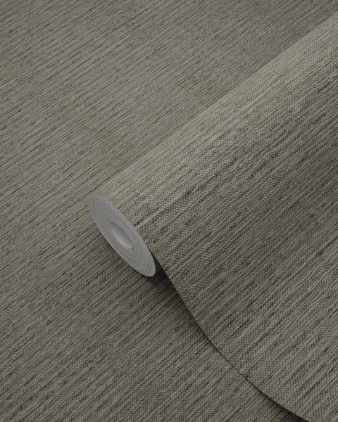 Origin Wallcoverings Tapete Leinen-Optik Hellbraun - 53 cm x 10.05 m - 347378
