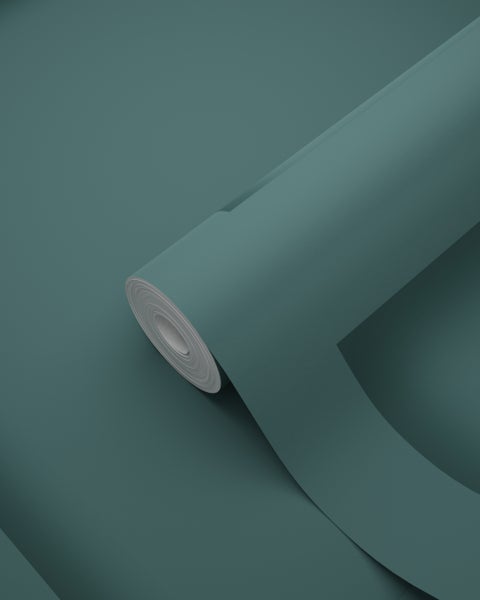 Origin Wallcoverings Tapete Holzwandverkleidung Petrolblau - 50 x 900 cm - 347956
