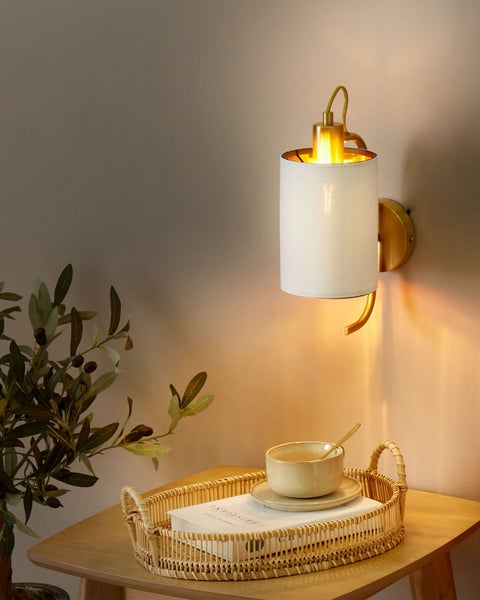 Wandlampe LIBERIA Metall Kupfer
